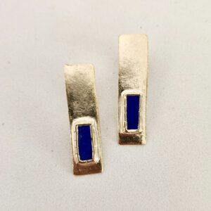 Orecchini Barra Blu